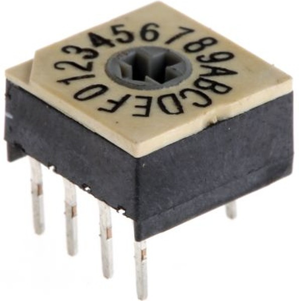 P60A703, 16 Way Through Hole DIP Switch
