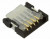 5014610491, Easy-On, 501461 0.5mm Pitch 4 Way Right Angle Female FPC Connector, Solder