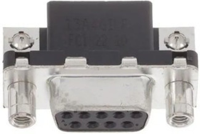 D09S13A4GI00LF, D-Sub Standard Connectors DSUB R/A STB 09 SOCKET
