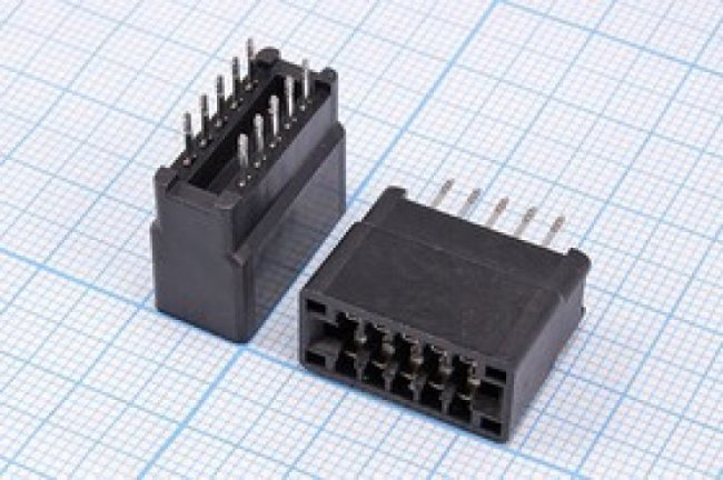 SL-10 (L-KLS1-603C-10-S), Слот 10 контактов на плату, прямой; №15831K гн ПрС SL\P2,54\ 5HC/10P\плат\\ [SL-10][слоты] KLS
