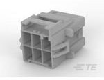5-1971775-3, Conn Housing RCP 6 POS 6mm Crimp ST Panel Mount Light Gray Carton 5-1971775-3, Conn Housing RCP 6 POS 6mm Crimp ST Panel Mount Light Gray Carton