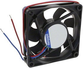 712F, Вентилятор осевой, 70х70х15мм,12В, DC, 1.7Вт, скольжения, 5300об/мин, 2 провода