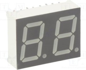 KW2-56GAGA, Дисплей: LED, 7-сегментный, 14,2мм, 0,56", II.зн: 2, желто-зеленый KW2-56GAGA, Дисплей: LED, 7-сегментный, 14,2мм, 0,56", II.зн: 2, желто-зеленый