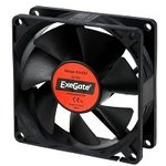 Вентилятор ExeGate ExtraPower EP08025H3P, 80x80x25 мм, Hydraulic bearing (гидродинамический), 3pin,