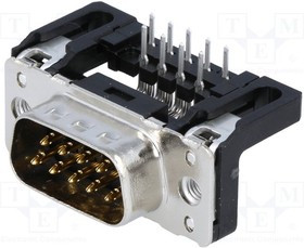 09651226801, D-Sub Standard Connectors DSUB SV MA SSDP ANG73-254 09P