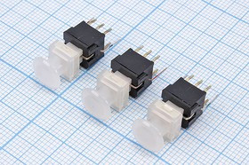Двухполюсная кнопка с фиксацией и синей подсветкой DPDT, 2xon-off/off-on; №9803 B ПКн 9,0x18\ 30\ 0,05\DPDT\\IL2В син\8P\PB61305AL Двухполюсная кнопка с фиксацией и синей подсветкой DPDT, 2xon-off/off-on; №9803 B ПКн 9,0x18\ 30\ 0,05\DPDT\\IL2В син\8P\PB61305AL