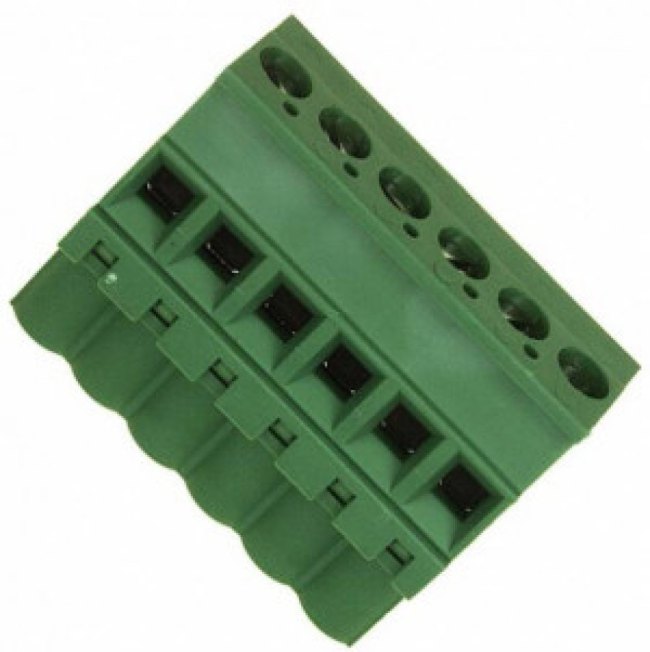 284041-6, Pluggable Terminal Blocks PLUG 6P VERT 5.08mm