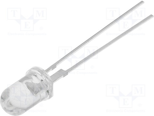 OSW54L5111P, LED; 5mm; white cold; 75000mcd; 15°; Front: convex; 3?3.8V OSW54L5111P, LED; 5mm; white cold; 75000mcd; 15°; Front: convex; 3?3.8V