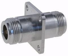 37_N-75-0-1/133_NE, RF Adapters - In Series N jack(f) to N jack(f) flange