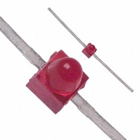 HLMP-7000, LED; 1.65mm; red; axial; 0.4?1mcd; 90°; Front: convex; 1.4?2V; THT