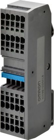 XW6T-COM1.5X20BL, XW6T Series Blue DIN Rail Terminal Block, 0.08 1.5mm², Screw Termination