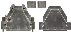 61030010017, D SUB HOOD, 180/45DEG, DB, ZINC