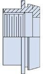 M85049/58-10, Circular MIL Spec Strain Reliefs & Adapters Potting Boot Ring M85049/58-10, Circular MIL Spec Strain Reliefs & Adapters Potting Boot Ring