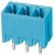 TBP02R2-381-03BE, Pluggable Terminal Blocks Terminal block, pluggable, 3.81, receptical, 3 pole, blue