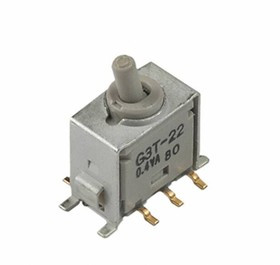 G3T22AB-S, Toggle Switches DPDT ON-ON STRAIGHT BRAKT SMT STICK TUBE