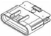 15326640, Automotive Connectors 6P MALE BLK CON ASSY 280 SERIES 25 AMPS