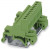 1765768, UMSTBHK 2.5/10-G Series Green DIN Rail Terminal Block, 0.2 2.5mm², Single-Level, Screw