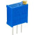 3296W-1-101LF, Потенциометр монтажный, многооборотный, 100Ом, 500мВт, THT, ±10%