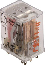 R10-E1Y2-V28, RELAY, DPDT, 120VAC, 28VDC, 2A