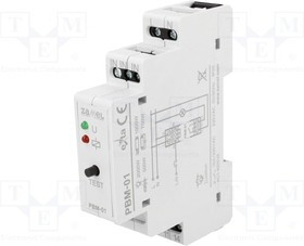 PBM-01, Реле: установочное, бистабильное, NO, Uобмотки: 230ВAC, DIN, 16А