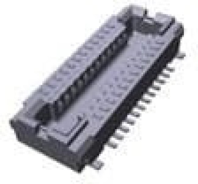 AXT324124, Board to Board &amp; Mezzanine Connectors Socket 0.4mm pitch 24-PIN, NI-BARRIER