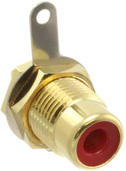 BPJR02AUX, RCA Phono Connectors BULKHEAD PHONO JACK