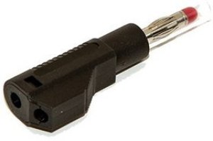 BU-32614-0, Black Male Banana Plug Solder 1kV