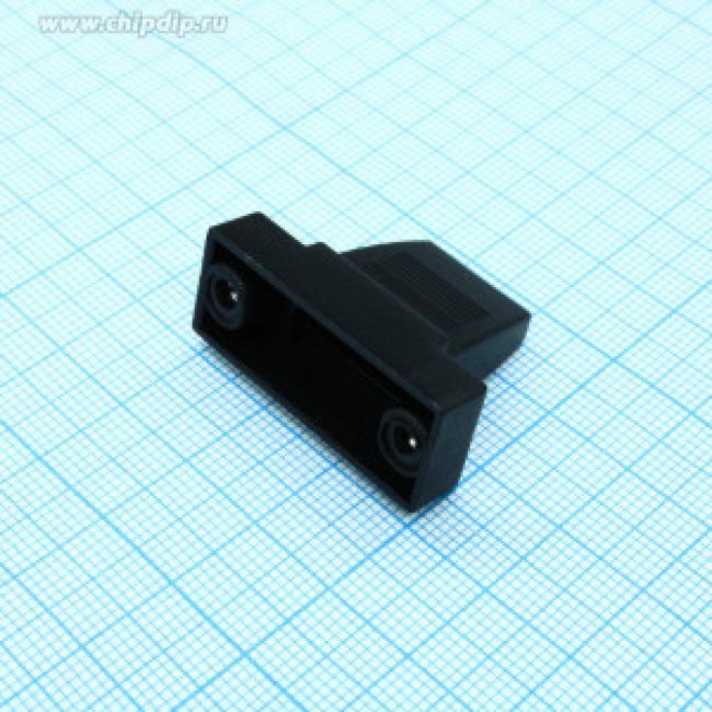 DS1045-22-09BPQ, (DF-09C), Кожух пластиковый D-SUB для 9 контактов