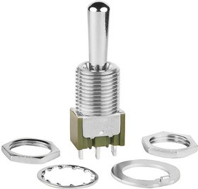 M2018B2B1W01, SWITCH, TOGGLE, SPDT, 6A, 125VAC