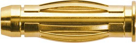 FK 1184 Au, Male Banana Plug, 4 mm Connector, 32A, 33 V ac, 70V dc, Gold Plating