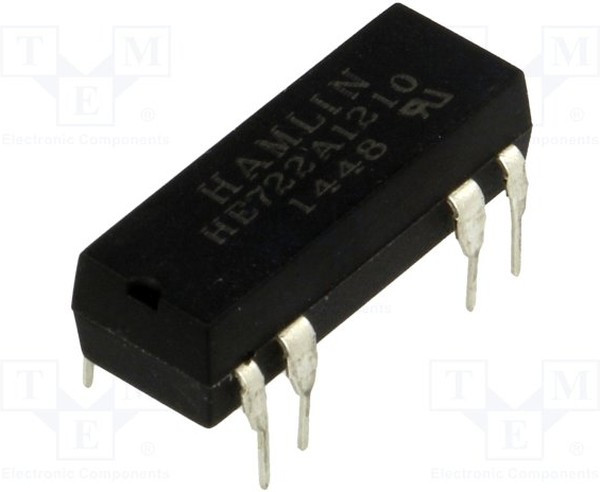 HE722A1210, Герконовое реле, DPST-NO, 12 В DC, Серия HE700, Сквозное Отверстие, 500 Ом, 500 мА HE722A1210, Герконовое реле, DPST-NO, 12 В DC, Серия HE700, Сквозное Отверстие, 500 Ом, 500 мА