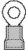 19073-0087, Terminals RING TONGUE STUD 10 14-16 AWG