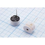 Излучатель звука магнитоэлектрический со встроенным генератором 1.5В, 12x8мм, частота 3.1кГц, светлы