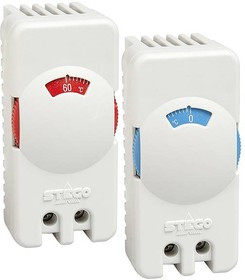 Термостат STS 011 c биметалл. элементом, от 0 до +60°C, 10А, 1NO (на охлаждение)