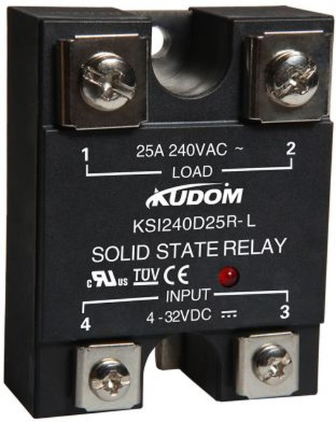 KSI240D25R-L, KSI Series Solid State Relay, 25 A Load, Panel Mount, 280 V ac Load, 32 V dc Control