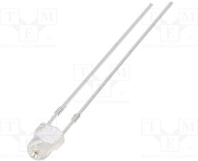 OSR5PA3VA1A, LED; 3mm; red; 500mcd; 100°; Front: convex; 2.1V; Pitch: 2.54mm OSR5PA3VA1A, LED; 3mm; red; 500mcd; 100°; Front: convex; 2.1V; Pitch: 2.54mm