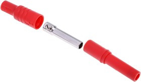 934096101, Red Female Banana Socket, 4 mm Connector, Screw Termination, 24A, 1000V ac/dc, Nickel 934096101, Red Female Banana Socket, 4 mm Connector, Screw Termination, 24A, 1000V ac/dc, Nickel