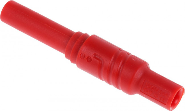 934096101, Red Female Banana Socket, 4 mm Connector, Screw Termination, 24A, 1000V ac/dc, Nickel 934096101, Red Female Banana Socket, 4 mm Connector, Screw Termination, 24A, 1000V ac/dc, Nickel