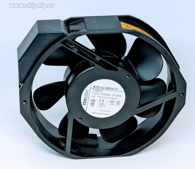 Вентилятор Ebm-papst W2E142-BB05-01 172x150x38мм 115V 50/60 Hz Вентилятор Ebm-papst W2E142-BB05-01 172x150x38мм 115V 50/60 Hz