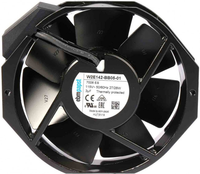 Вентилятор Ebm-papst W2E142-BB05-01 172x150x38мм 115V 50/60 Hz Вентилятор Ebm-papst W2E142-BB05-01 172x150x38мм 115V 50/60 Hz