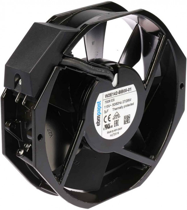 Вентилятор Ebm-papst W2E142-BB05-01 172x150x38мм 115V 50/60 Hz Вентилятор Ebm-papst W2E142-BB05-01 172x150x38мм 115V 50/60 Hz