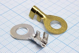 Клемма"O" d 8,3, латунь луженая; №9157 A клемма"O" d 8,3\0,7\S4,0~8,0\лат луж\\\SKN10-08\