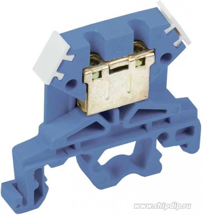 YZN10-004-K07, Клемма ЗНИ-4 мм.кв. синий