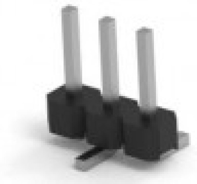 2842102-3, AMPMODU Series Straight Surface Mount Pin Header, 3 Contact(s), 2.0mm Pitch, 1 Row(s), Unshrouded 2842102-3, AMPMODU Series Straight Surface Mount Pin Header, 3 Contact(s), 2.0mm Pitch, 1 Row(s), Unshrouded