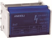 Шина "N" нулевая на DIN-рейку в корпусе 4х11групп