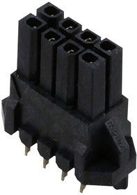 44769-0801, PCB Receptacle, Плата - к - плате, 3 мм, 2 ряд(-ов), 8 контакт(-ов), Монтаж в Сквозное Отверстие