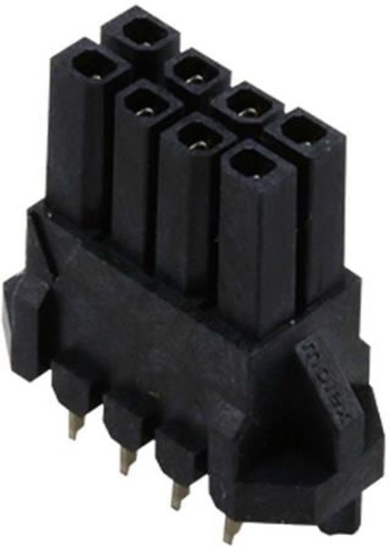 44769-0801, PCB Receptacle, Плата - к - плате, 3 мм, 2 ряд(-ов), 8 контакт(-ов), Монтаж в Сквозное Отверстие