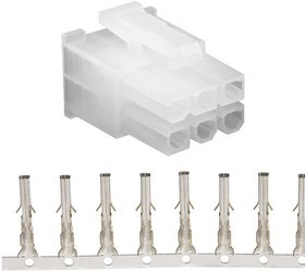 MF-2x3F+Terminal, Разъём питания низковольтный MF-2x3F+клеммный, 6 контактов