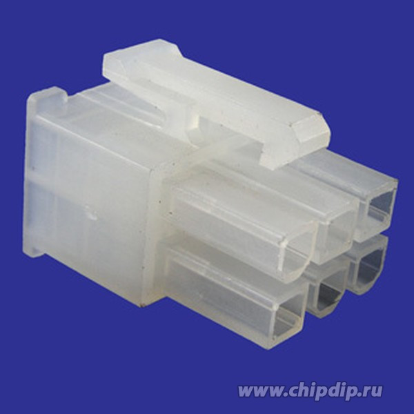 MF-2x3F+Terminal, Разъём питания низковольтный MF-2x3F+клеммный, 6 контактов