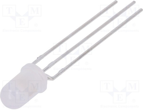 LL-509VPGM2E-A-3C-G52B, LED; 5mm; red/green; 60°; Front: convex; 1.6?2.4/2.6?3.6V